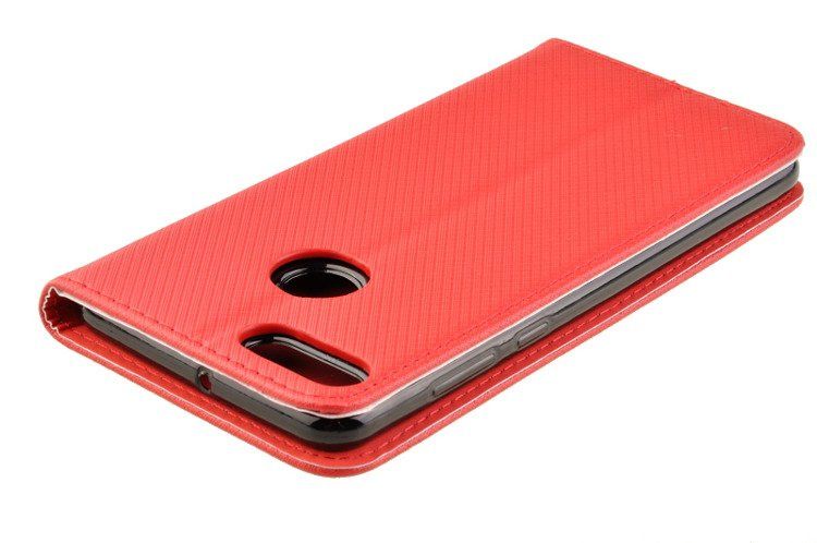 Etui Smart W1 do HUAWEI Y9 2018 czerwony zdjęcie 4