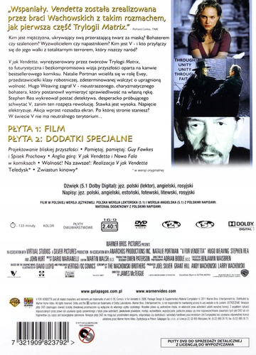 V JAK VENDETTA. PREMIUM COLLECTION, BLU-RAY na Arena.pl