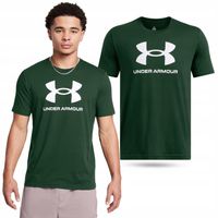KOSZULKA MĘSKA UNDER ARMOUR T-SHIRT SZYBKOSCHNĄCA BAWEŁNA SPORT 1382911-301