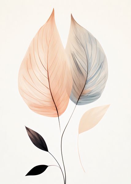 Plakat 64x90cm Liściasty Taniec zdjęcie 1