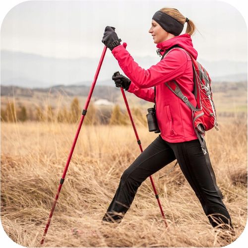 KIJKI DO NORDIC WALKING chodzenia kije trekkingowe MEGA WYGODNE zestaw 2szt na Arena.pl