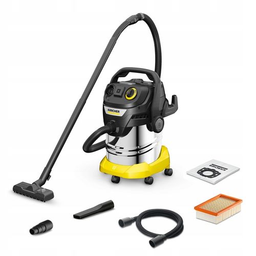 ODKURZACZ PRZEMYSŁOWY KARCHER KWD 6 PREMIUM 1300 W gniazdo elektronarzędzi na Arena.pl