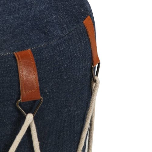 Puf, 40X40 Cm, Niebieski, Płótno Bawełniane na Arena.pl