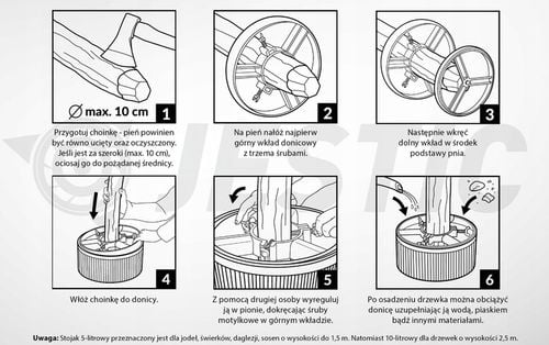 STOJAK CHOINKOWY DO CHOINKI POD CHOINKĘ 10L na Arena.pl