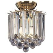 Krystałowa lampa sufitowa FARGO-BP Endon glamour crystal mosiądz