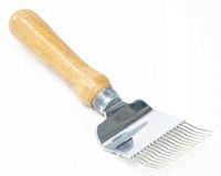 Odsklepiacz widelcowy gięty igły kwasoodporne profilowany 17 igieł do miodu