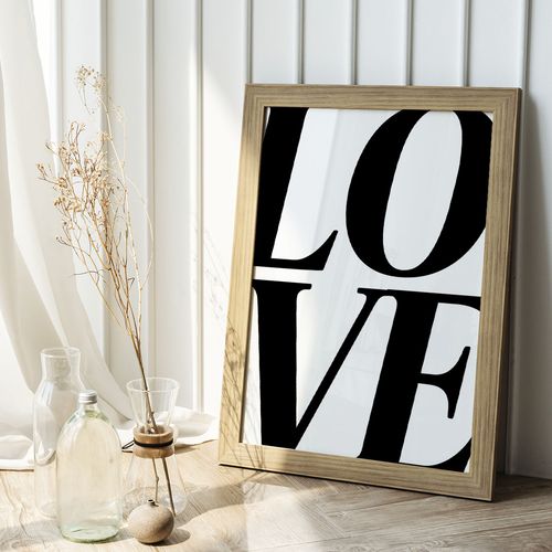 Plakat napis love 30x40 cm na Arena.pl