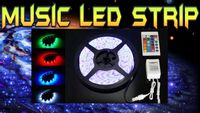 TAŚMA RGB 5050 150LED+KONTROLER MUZYKI+PILOT W-WA