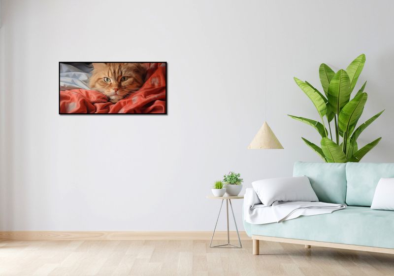 Plakat 91,3x44,5cm Mruczący Spokój zdjęcie 4