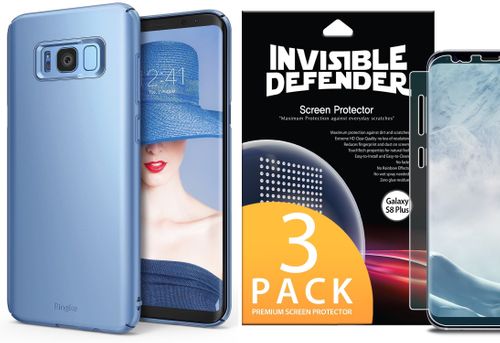 ETUI CASE RINGKE SLIM GALAXY S8 PLUS + 3X FOLIA 3D na Arena.pl