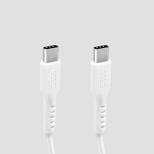 kabel przewód usb-c pd 25w 1 m - biały na Arena.pl