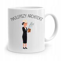 Kubek Architekta Projektanta Najlepszy Architekt Z Nadrukiem Ze Zdjęciem