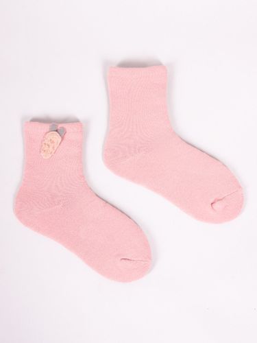 Skarpety dziewczęce frotte z elementem 3D 3PAK 17-19 YOCLUB na Arena.pl