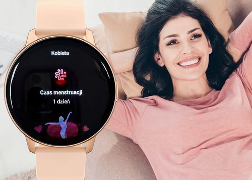 SMARTWATCH ZEGAREK DAMSKI POLSKIE MENU ROZMOWY SPORT PULS 2 PASKI AMOLED na Arena.pl