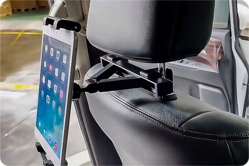 REGULOWANY UCHWYT SAMOCHODOWY HOLDER TRZYMAK NA TABLET TELEFON NA ZAGŁÓWEK na Arena.pl