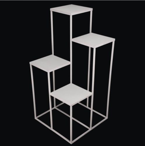 Nowoczesny Kwietnik Loft SREBRNY SIMPLE 12 070/K-12-4K-100S na Arena.pl