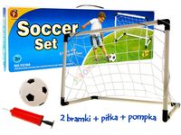 JKM SP0215 2 x Bramka do Piłki Nożnej Zestaw Piłka