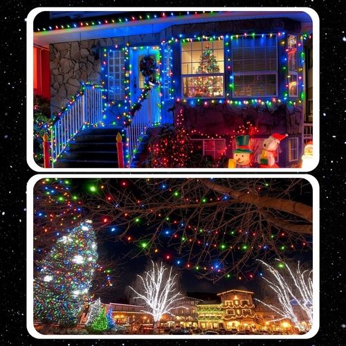 ŚWIĄTECZNE LAMPKI CHOINKOWE SOLARNE 200LED ZEWNĘTRZNE MULTIKOLOR 22M na Arena.pl