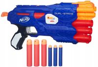NERF ZESTAW DUAL - STRIKE PISTOLET ELITE MEGA 8+