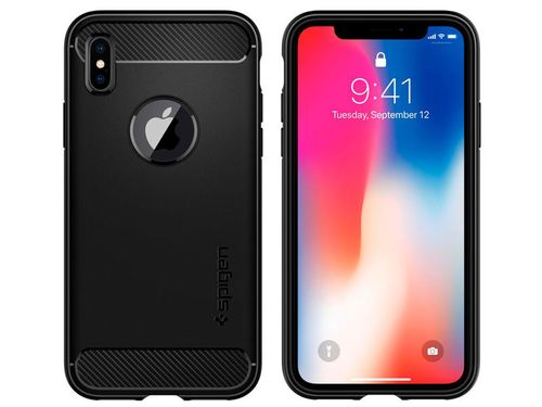 Etui Spigen Rugged armor Apple iPhone X / Xs Matte Black na Arena.pl