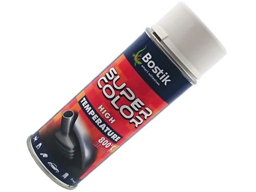 Farba w sprayu wysokotemperaturowa 400 ml (Biały) na Arena.pl
