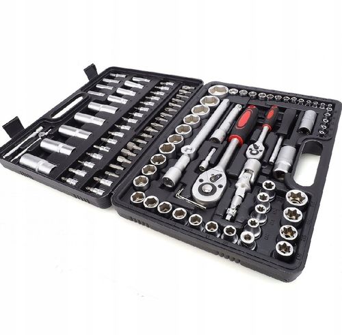 ZESTAW KLUCZY NASADOWYCH KLUCZE NASADOWE 108 EL. na Arena.pl