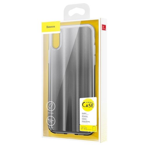 Etui Baseus Aurora Iphone X / Xs - Czarne na Arena.pl