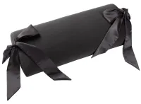 liberator ravish pillow black - poduszka z satynowymi taśmami 91,5 cm