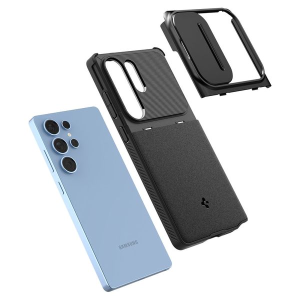 spigen optik armor galaxy s25 ultra black zdjęcie 8
