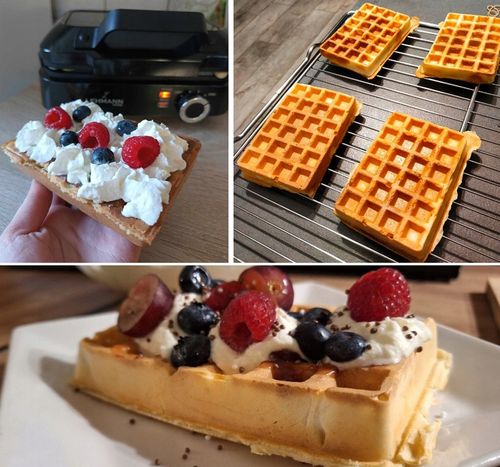 GOFROWNICA NA 2 DUŻE GOFRY REGULACJA TEMPERATURY MOCNA NIEWYCIEKAJĄCA na Arena.pl