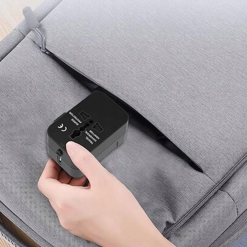 PRZEJŚCIÓWKA ADAPTER GNIAZDKA PODRÓŻNY USA UK CAŁY ŚWIAT USB C PD na Arena.pl