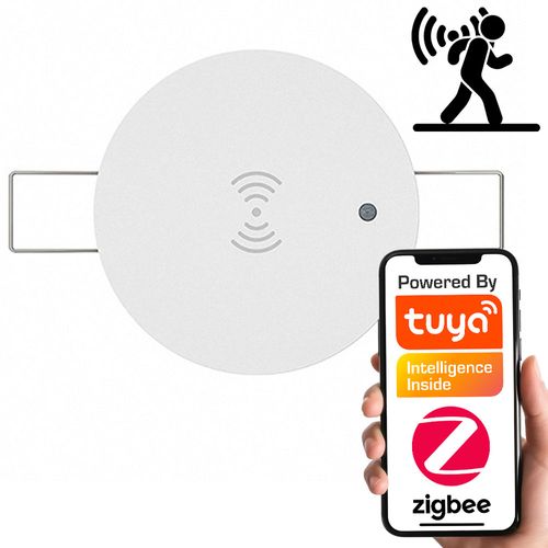 Sensor Czujnik Obecności 23GHz Ruchu Jasności Sufitowy ZigBee TUYA Smart na Arena.pl