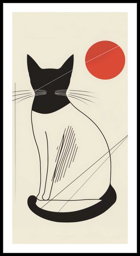 Plakat 50x100cm Czerwony Krąg na Arena.pl