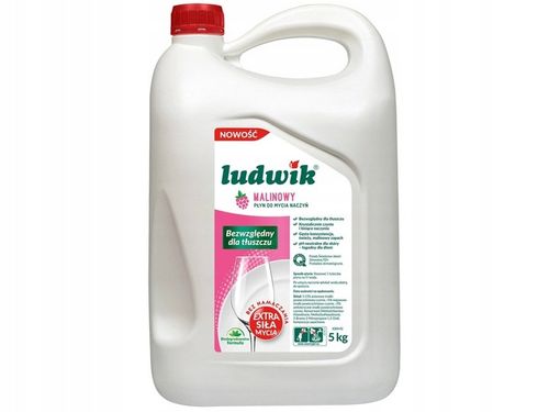Płyn do mycia naczyń LUDWIK Malinowy 5000 ml na Arena.pl