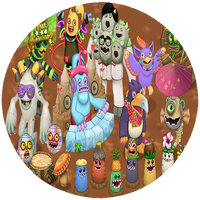 Opłatek na tort My Singing Monsters