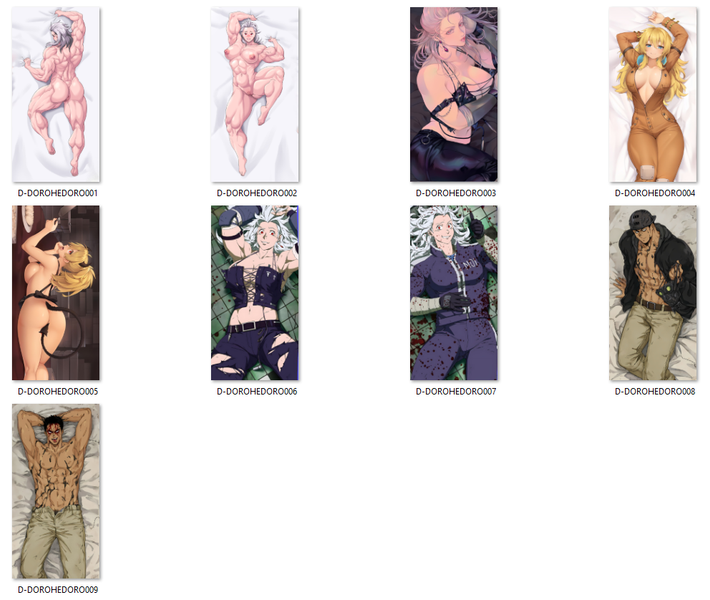 Dakimakura Dorohedoro DO WYBORU 90x45 zdjęcie 3