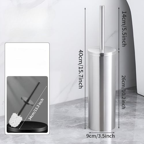 Szczotka do Toalety WC Wolnostojąca Toaletowa Klozetowa Stalowa Srebrna na Arena.pl