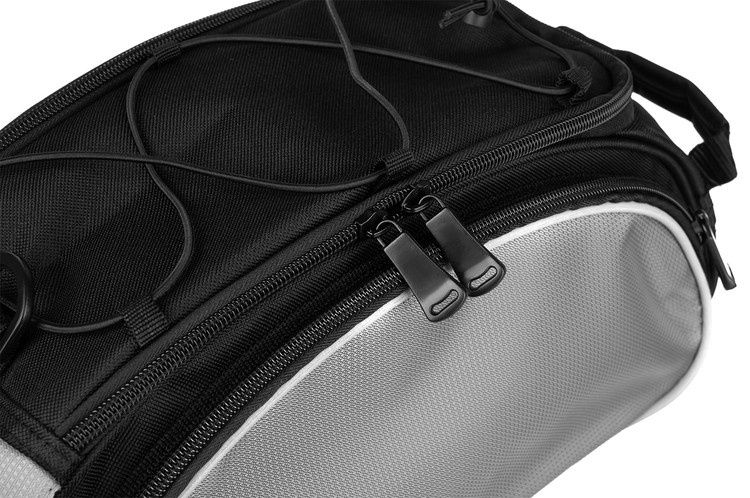 Wytrzymała Torba Rowerowa Duża Sakwa Kufer na Bagażnik Ramę Ramię 10L zdjęcie 9