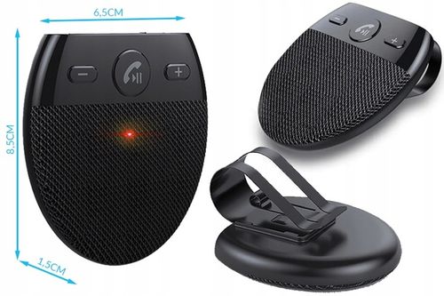 GŁOŚNOMÓWIĄCY ZESTAW BLUETOOTH DO AUTA DLA KIEROWCY DO ROZMÓW BT na Arena.pl