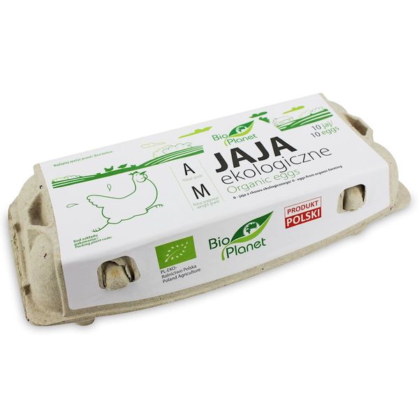 Jaja bio 10 szt. - bio planet zdjęcie 1
