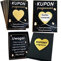 ZDRAPKI KUPONY PRZYJEMNOŚCI prezent dla męża żony niego niej na walentynki