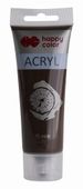 farba akrylowa 75ml. ciemnobrązowa (75) 7262