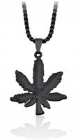 Naszyjnik Marysia Black Cannabis Trawa Skun Blant