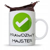 Kubek Budowlańca Majstra Prawdziwy Majster Prezent Z Nadrukiem Ze Zdjęciem