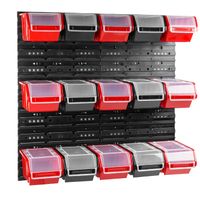 Tablica warsztatowa narzędziowa 80 x 80 cm + 15 kuwet