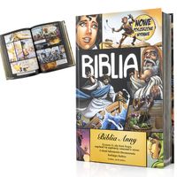 Biblia Komiks dla Młodzieży z Dedykacją Pamiątka Bierzmowania od Świadka