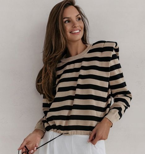 COCOMORE Sweter Biały Poduszki NEW na Arena.pl