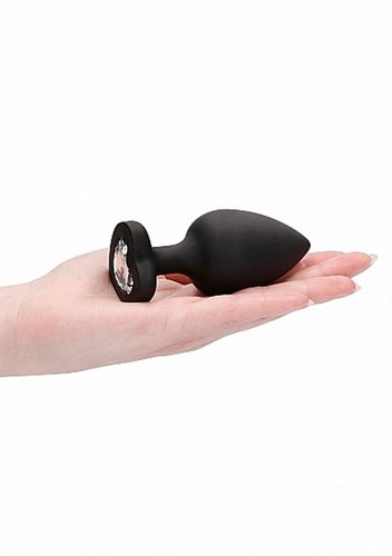 Diamond Heart Butt Plug - Extra Large - Black na Arena.pl
