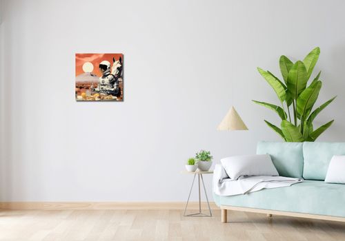 Obraz 40x40cm Obiad na Marsie na Arena.pl