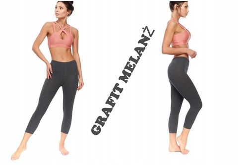 LEGGINSY GETRY 3/4 BAWEŁNIANE MIX KOLORÓW 4XL na Arena.pl